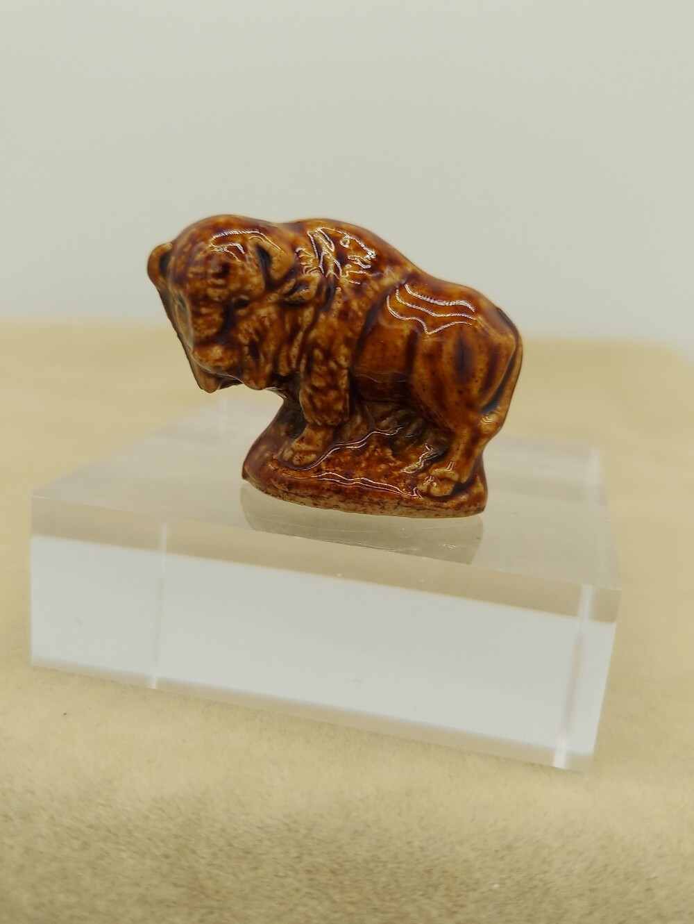 Rare Bison Buffalo Wade Whimsies Of England Figurine